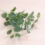 Artificial Plastic Plant Eucalyptus Leaves Branch Green Stems Home Outdoor Party Wedding Fake Flowers DIY Decoration Arrangement - Image 6