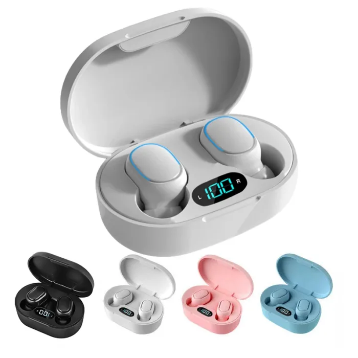E7S TWS Wireless Headphones Bluetooth earphones Control Sport Headset Waterproof Microphones Music Earphones For All Smartphone - Image 1