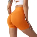Women High Waisted Seamless Sport Shorts Biker Fitness Yoga Tie Dye Legging Workout Running Women Scrunch Butt Booty GYM Shorts - Image 12
