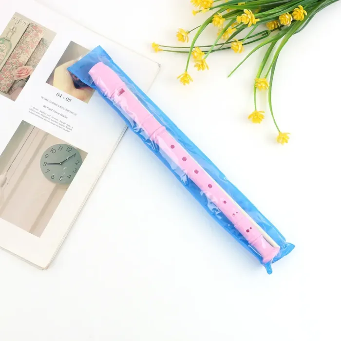 8 Holes Plastic Flute G Key Colourful Woodwind Instrument Random Color for Beginner Music Lesson Children Toy with Clean Stick - Image 11
