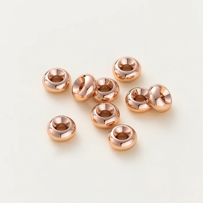 14K/18K Gold Plated 10-30Pcs 3/4/5/6/8mm Spacer Beads for DIY Necklace Bracelet Jewelry Making Supplies Accessories Wholesale - Image 15