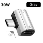USB Type C to 3.5mm Headphone and Charger Adapter 30W Fast Charging Splitter With Aux Audio Jack For Samsung Galaxy S24 23 Ultra - Image 7
