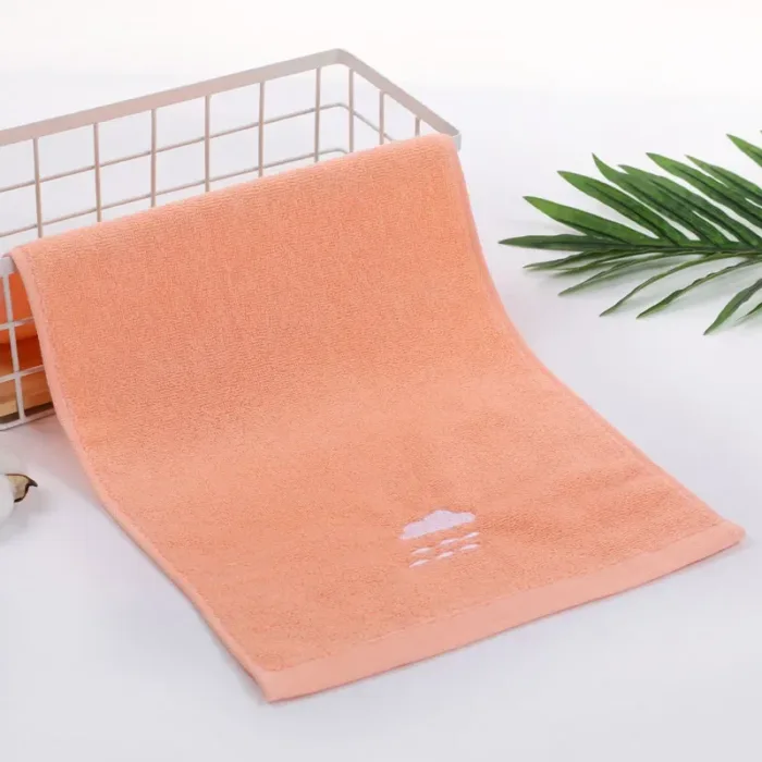 25*50cm Children Towels Baby Face Towel Soft Embroidered Absorbent Cotton Bath Towels for Newborn Kids Handkerchief Shower Stuff - Image 2