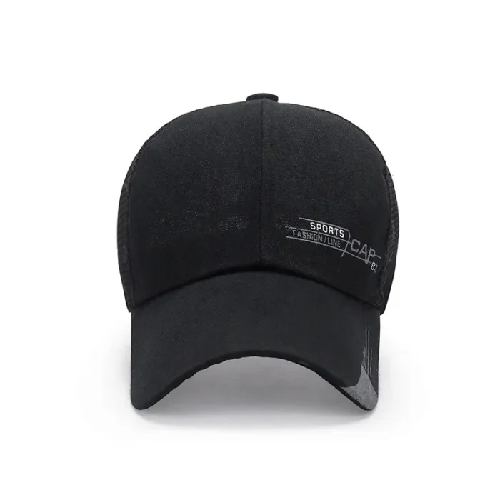 Summer Sports Cap Mens Hat for Fish Outdoor Fashion Line Baseball Cap Long Visor Brim Shade Snapback Sun Hat Bone Gorras New - Image 3
