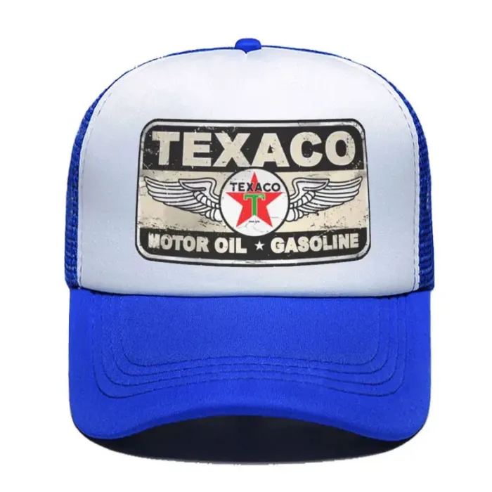 Punk Unisex Vintage Texaco Sign Trucker Hat Adult Adjustable Baseball Cap for Men Women 2023 Summer Hip Hop Snapback Caps - Image 12