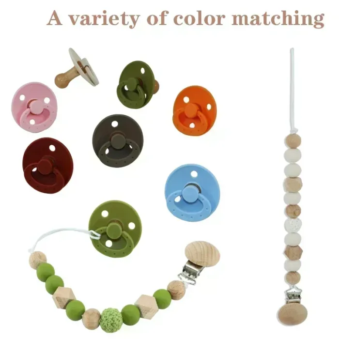Baby Silicone Super Soft Imitation Breast Milk Real Sense Baby Anti Flatulence Newborn Sleeping Artifact Baby Sleeping Pacifier - Image 4