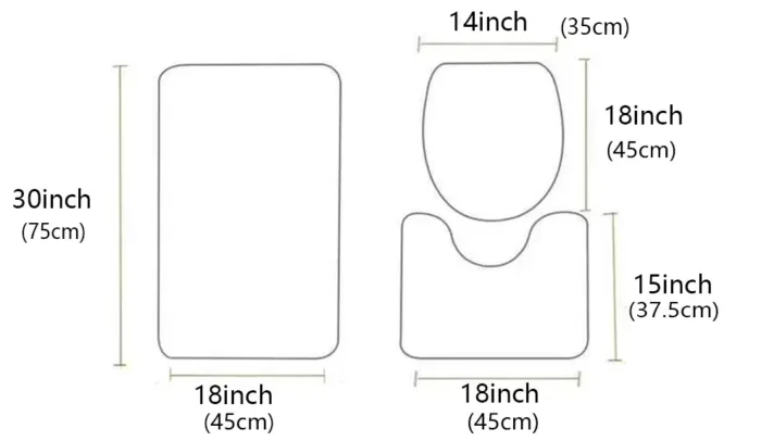 Oil Painting Purple Lavender Butterfly Shower Curtain Set Non-Slip Rugs Bath Mat Toilet Lid Cover Waterproof Bathroom Curtain - Image 9