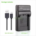 NP45 USB Charger for PRAKTICA Luxmedia WP240 Z212 Z250 20-Z50 16-Z12S 16-Z24S 16-Z51 16-Z52 14-Z80S 14-Z12S 14-WPZ4 12-Z4 Camera - Image 2