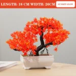 Artificial Plants Bonsai Small Tree Simulation Pot Plants Fake Flowers Table Potted Ornaments for Hotel Garden Home Decor planta - Image 17