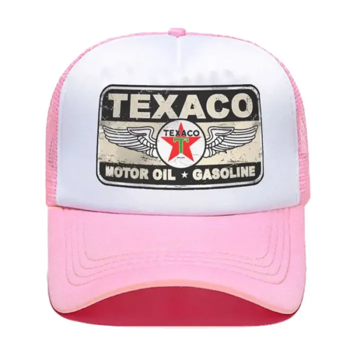 Punk Unisex Vintage Texaco Sign Trucker Hat Adult Adjustable Baseball Cap for Men Women 2023 Summer Hip Hop Snapback Caps - Image 11