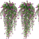 Drooping Fake Flower Vine Artificial Hanging Flowers Realistic Artificial Eucalyptus Flower Garland for Home Wedding for Indoor - Image 3