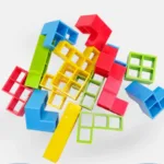 Tetra Tower Game Stacking Blocks Stack Building Blocks Balance Puzzle Board Assembly Bricks Educational Toys for Children Adults - Image 6