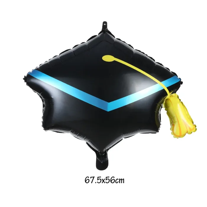 2023 Class Graduation Party Balloons Inflatable Photo Frame Honer Cup Bachelor Cap Graduates Hat Foil Balloons Frame Wall Decors - Image 14