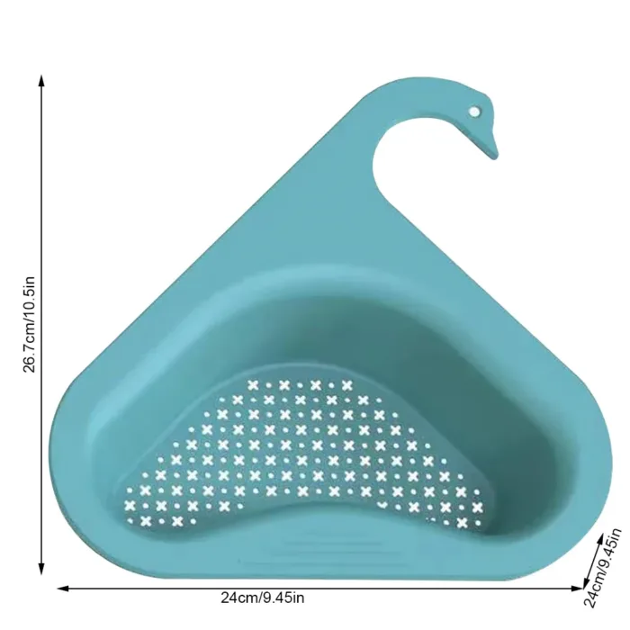 Large Kitchen Sink Drain Basket Organizer Faucet Holder Strainer Food Garbage Colanders Draining Shelf Organization Accessories - Image 6