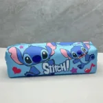 Disney Anime Stitch Pencil Case Kawaii laser Pen Bag Cartoon Students Storage Bag Stationery School Supplies Christmars Gift - Image 5