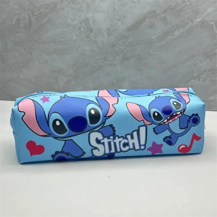 Disney Anime Stitch Pencil Case Kawaii laser Pen Bag Cartoon Students Storage Bag Stationery School Supplies Christmars Gift - Image 5