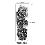 Body Art Full Fake Tatoo Tiger Wolf Flowers Rose Large Arm Tattoo Sticker Full Sleeve Waterproof Semi Permanent Tattoo Women Man - Image 27