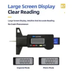 Digital Car Tyre Tire Tread Depth Gauge Thickness Gauges Monitoring System Depth Caliper Auto Tire Wear Detection Measuring Tool - Image 3
