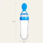 Baby Silicone Squeezing Feeding Bottle Newborn Baby Training Spoon Supplement Feeder Safe Useful Tableware For Kids - Image 2