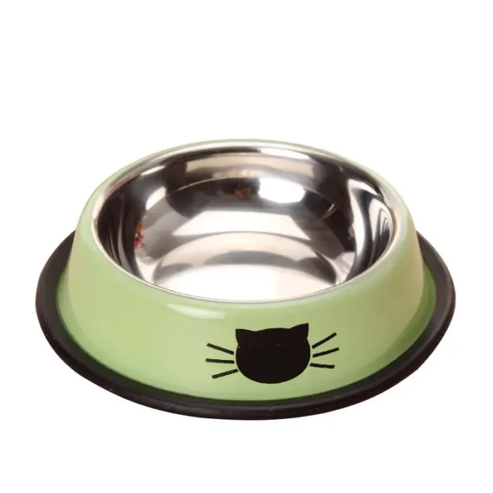 New Assemblable Multicolor Stainless Steel Dog Cat Bowl Non-slip Non-fall Eat Drink Pet Food Container Feeder Dish Bowl - Image 12