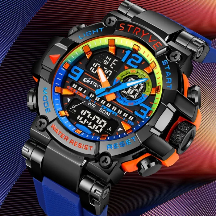STRYVE Top Brand Men's Digital Watch Waterproof Sport Wristwatch for Men Military Electronic Watches High Quality Male Gifts - Image 1