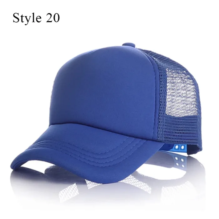 Classic Fashion Baseball Cap High Quality Travel Cap Summer Mesh Baseball Cap Breathable Men Women Hip Hop Hat Parent-child Caps - Image 23