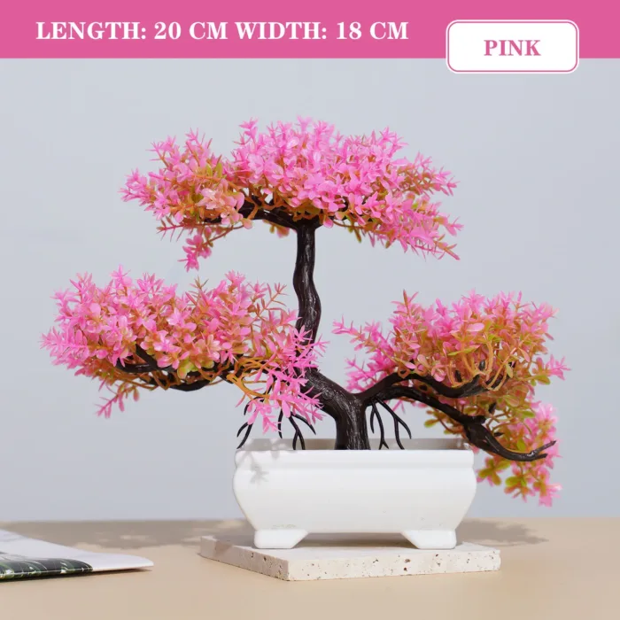 Artificial Plants Bonsai Small Tree Simulation Pot Plants Fake Flowers Table Potted Ornaments for Hotel Garden Home Decor planta - Image 31