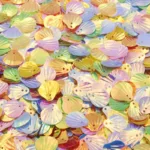 150-900Pcs Glitter Shell PVC Loose Sequins Paillette Sewing Craft For Wedding Decoration Garment Dress Shoe Caps DIY Accessory - Image 3