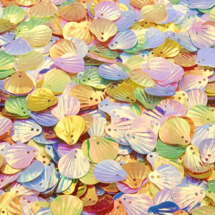 150-900Pcs Glitter Shell PVC Loose Sequins Paillette Sewing Craft For Wedding Decoration Garment Dress Shoe Caps DIY Accessory - Image 3