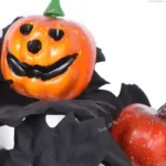 Halloween Decoration Artificial Flowers Bouquet with Pumpkins & Black Roses, Halloween Table Centerpiece for Dining Living Room - Image 6