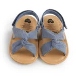 Breathable Summer Newborn Baby Girls Sandals Shoes Toddlers Simple Style Solid Color Soft Sole Shoes Outdoor Indoor Prewalker - Image 8