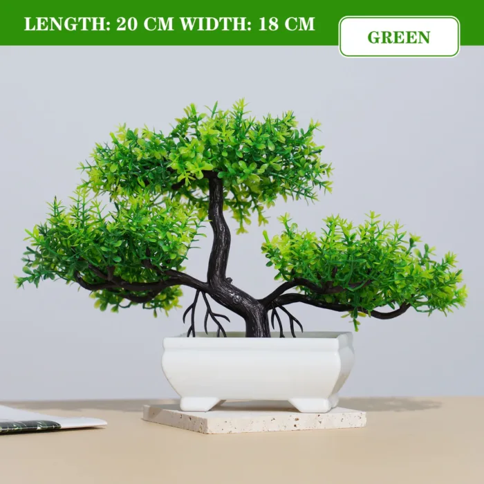 Artificial Plants Bonsai Small Tree Simulation Pot Plants Fake Flowers Table Potted Ornaments for Hotel Garden Home Decor planta - Image 27