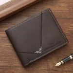 New Men's Wallet Money Bag PU Leather Business Short Wallet Vintage Soft Purse Multi-card Holder Portefeuille Homme Billetera - Image 4