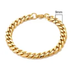MKENDN 3-11mm Locomotive Men Punk Rock Stainless Steel Curb Cuban Link Chain Silver Color Bracelet For Women Biker Jewelry - Image 15
