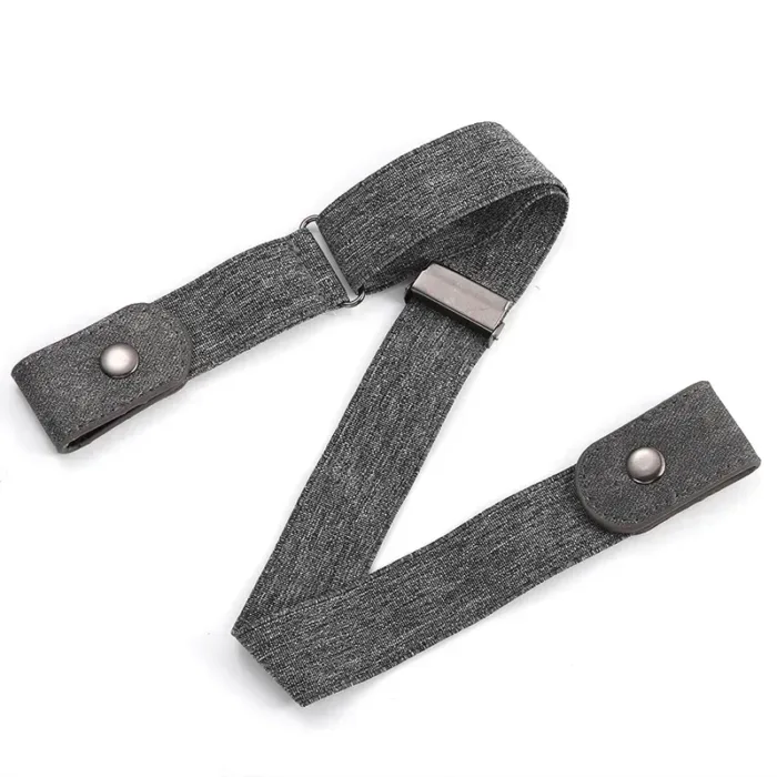 Jeans Elastic Belt Men Denim Belt No Marks Versatile Invisible Elastic Women No Punching Decoration Waistband Inset Style Belts - Image 23