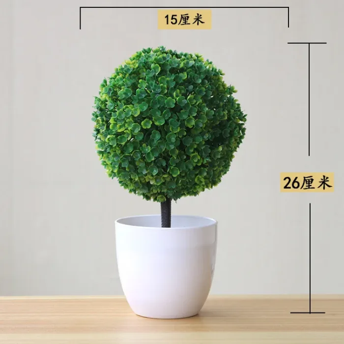 1pc Artificial Plants Bonsai Small Tree Simulation Plants Fake Flowers Table Potted Ornaments Home Decoration Hotel Garden Decor - Image 11
