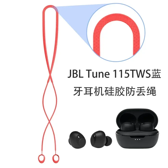 Silicone Anti Lost Strap Earphone Hanging Neck Rope for JBL TUNE 115TWS True Wireless Bluetooth Headphone Lanyard Neck Cord New - Image 8
