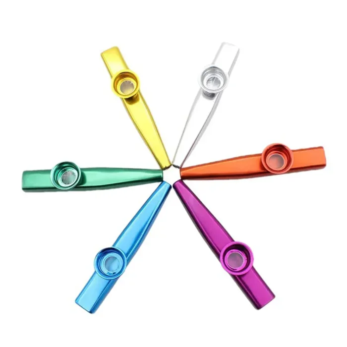 Metal Kazoo Lightweight Portable For Beginner Flute Instrument Music Lovers Woodwind Instrument Simple Design Lightweight Kazoo - Image 3