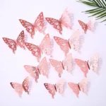 12pcs Suncatcher Sticker 3D Effect Crystal Butterflies Wall Sticker Beautiful Butterfly for Kids Room Wall Decal Home Decoration - Image 13