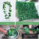 Artificial Grape Leaf Green Vine Sweet Potato Leaf Rattan Plastic Decor Ceiling Vegetable Fruit Orchard Outdoor Wedding Pendant - Image 4