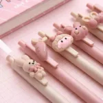 Pink Cute Ballpoint Pen Kawaii Learn Stationery Test Pressure Pens School Supplies Office Accessories канцелярия Caneta ручка - Image 4