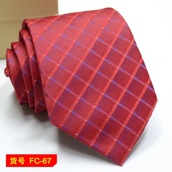 67 Styles Men's Ties Solid Color Stripe Flower Floral 7-8cm Jacquard Necktie Accessories Daily Wear Cravat Wedding Party Gift - Image 37