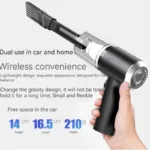 High Power Vacuum Cleaner, Mini Cordless, 2000PA Strong Suction, Rechargeable Portable Dust Collector, for Cars, Keyboard Gaps - Image 6