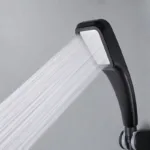300 Holes High Pressure Rainfall Shower Head Water Saving 3 Color Chrome Black White Sprayer Nozzle Bathroom Accessories - Image 7