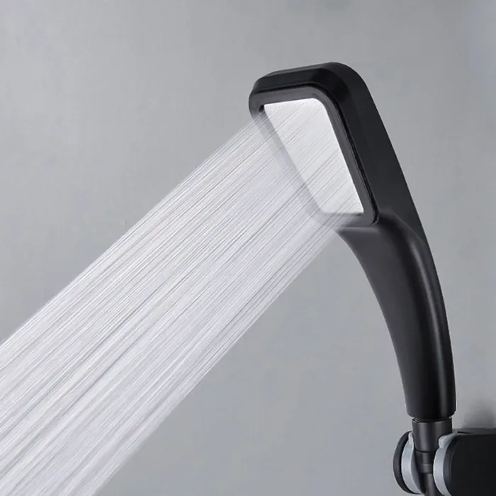 300 Holes High Pressure Rainfall Shower Head Water Saving 3 Color Chrome Black White Sprayer Nozzle Bathroom Accessories - Image 7
