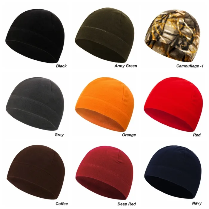 Outdoor Fleece Sports Hat Fishing Cycling Hunting Military Tactical Men Women Warm Windproof Winter Camping Hiking Caps - Image 2