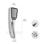 ABS Ultra Thin High Pressure Shower Head Water Save Pressurized 300 Hole Showers Rainfall Spray for Toilet Bathroom Accessories - Image 8