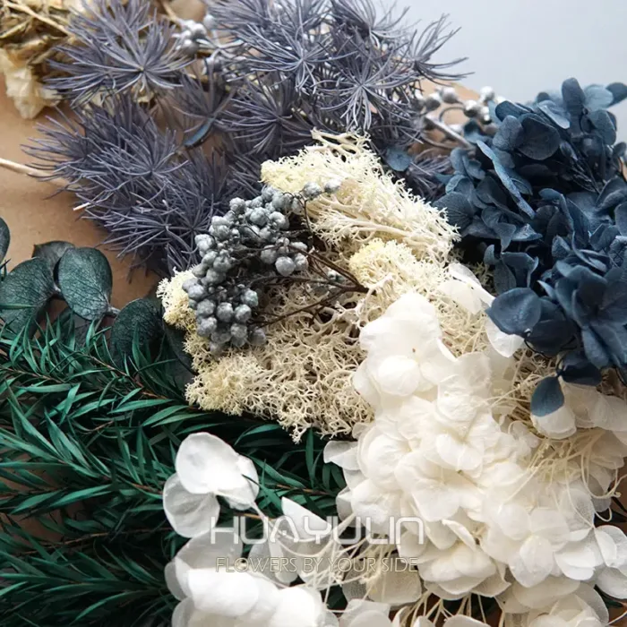 1 Bag Artificial Plants Dried Real Flowers Preserved Materials Epoxy Resin Candles DIY Floral Materials Hydrangea Set Flowers - Image 6