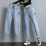 2024 Harem Pants Vintage High Waist Woman Jeans Ankle Length Mom Jeans Denim Pants for women clothes high waisted jeans - Image 7