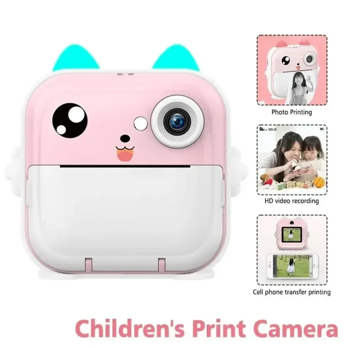 Q5 Kids Camera Instant Print Photo Mini Digital Video Camera for Kids Print Thermal Paper Educational Toys Gift - Image 3